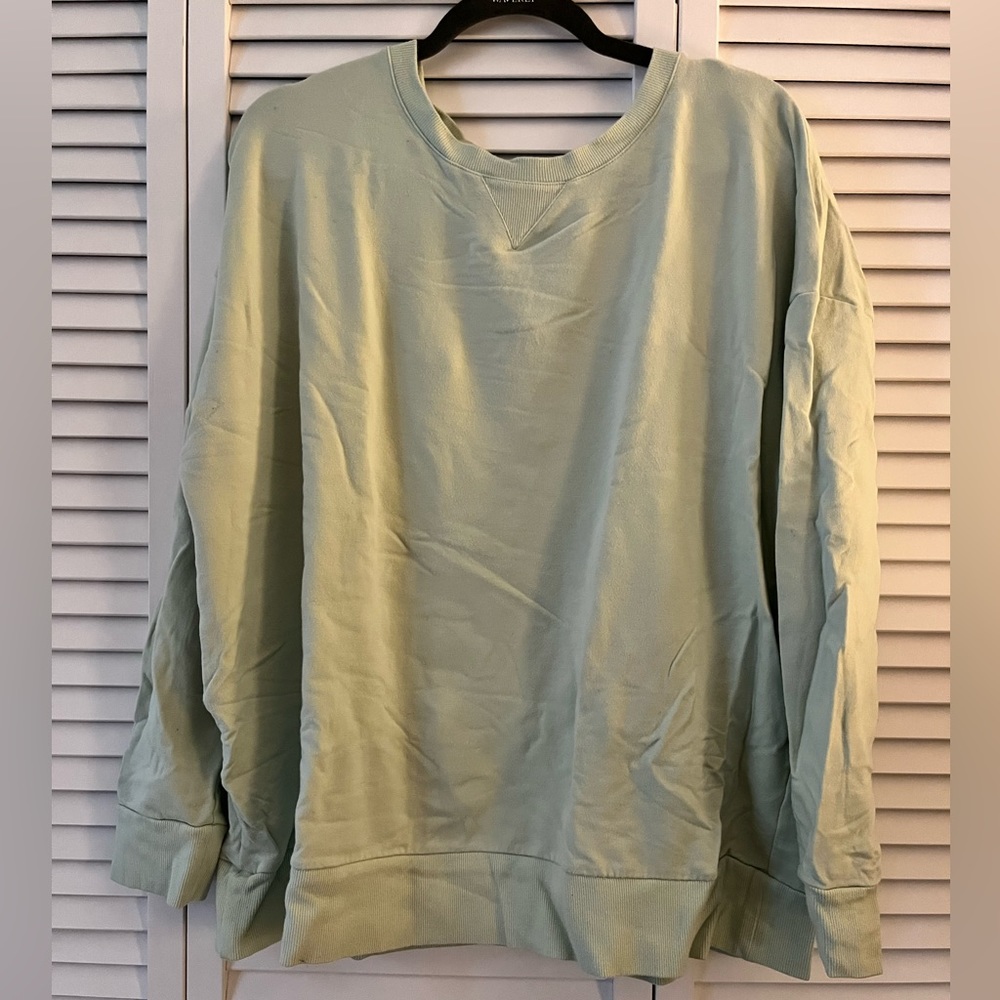 Daily ritual mint green sweatshirt XXL